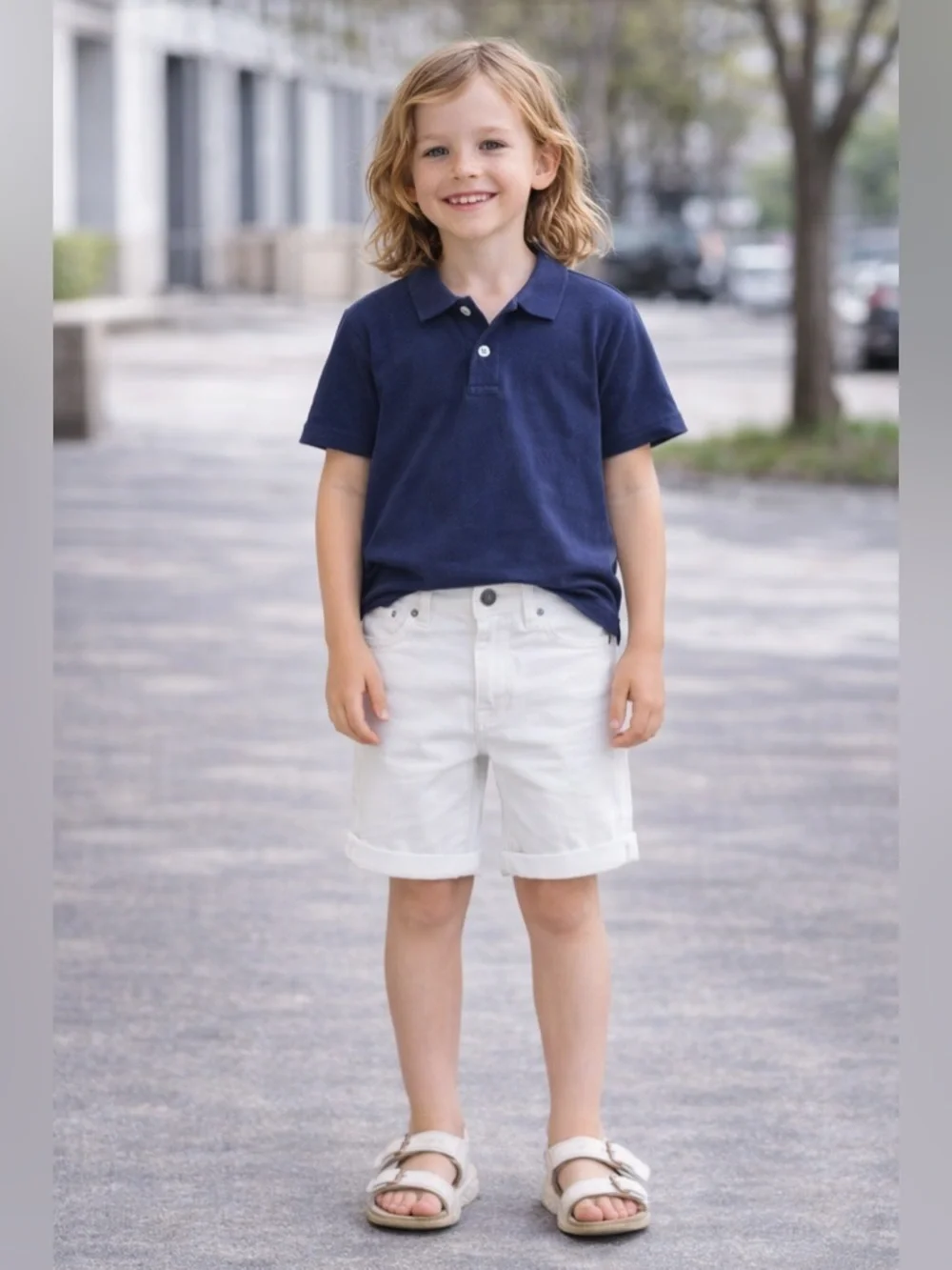 ZARA Kids White Basic Denim Shorts NWT Size 11/12